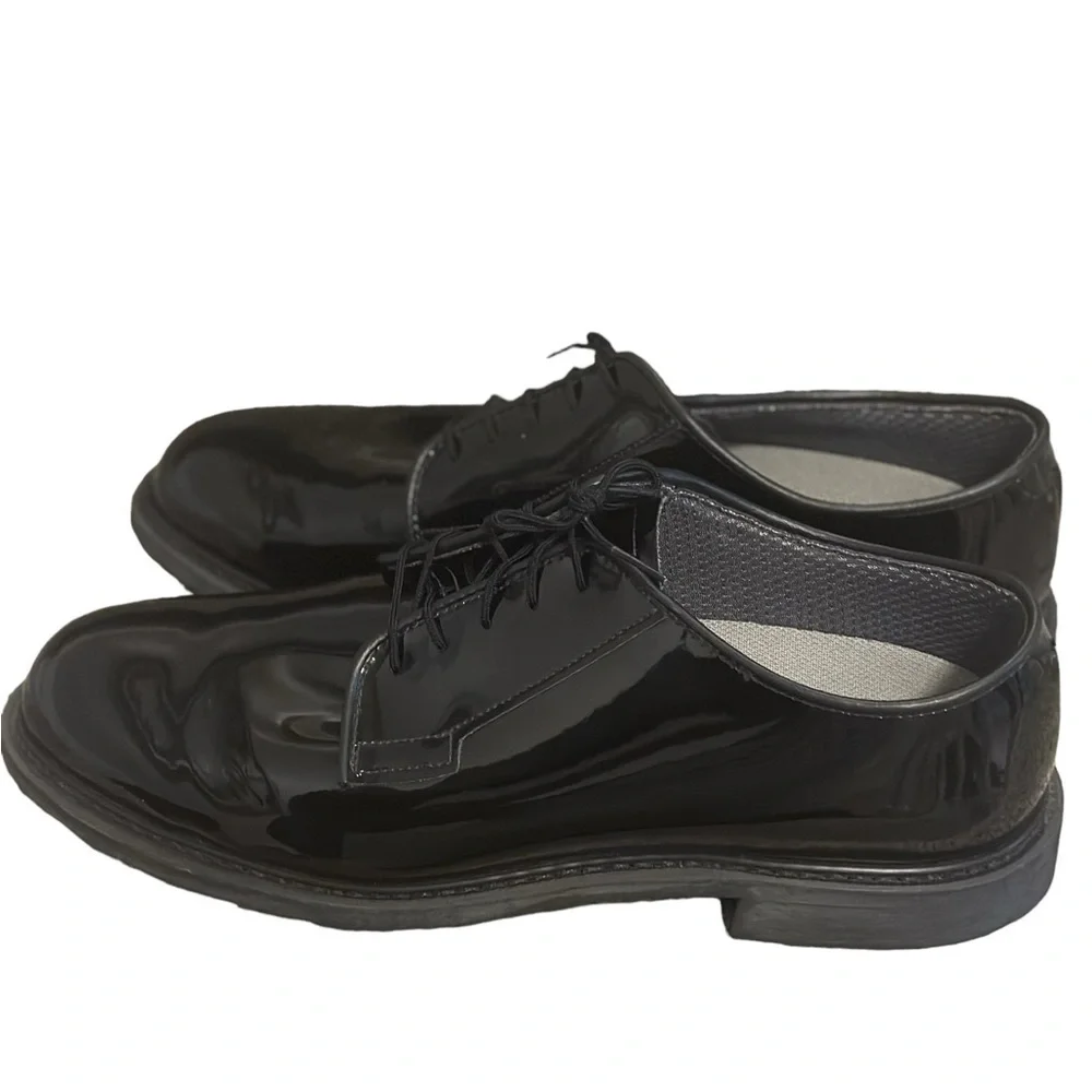 Altama Men’s Black Patent Leather Dress Shoes Size 11E - Picture 4 of 8